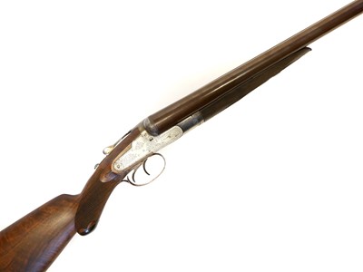 Lot 144 - Baxter 10 bore side by side shotgun LICENCE REQUIRED