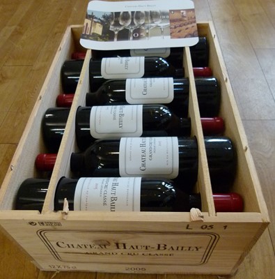Lot 11 - 12 Bottles Chateau Haut Bailly Grand Cru Classe Pessac-Leognan 2005
