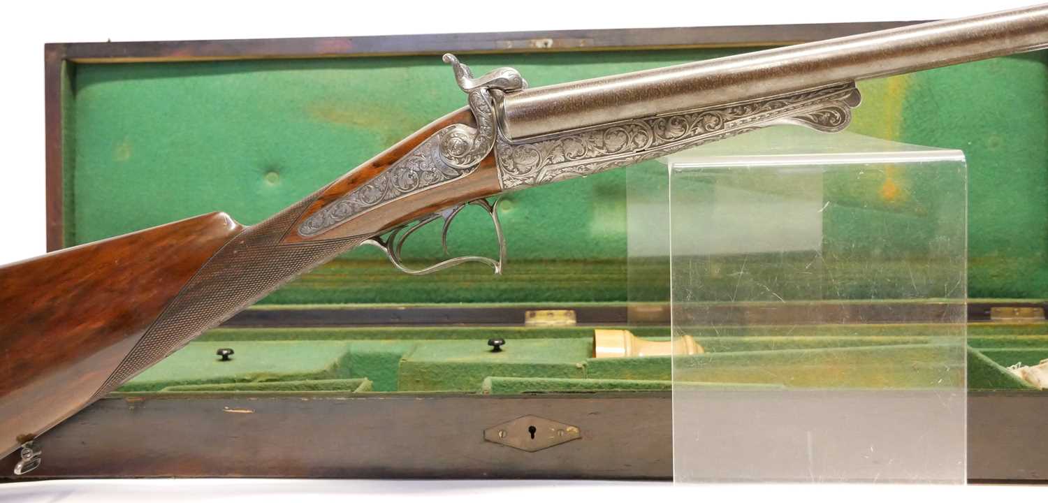 Lot 38 - Drouin 16 bore pin fire shotgun