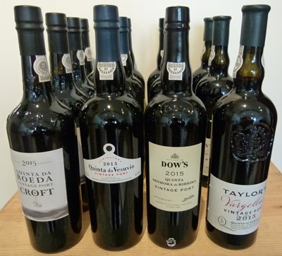 Lot 29 - 13 Bottles Bakers Dozen excellent mixed Lot Single Quinta Vintage Port