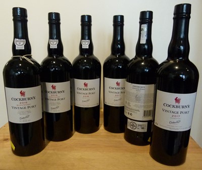 Lot 31 - 6 Bottles mixed Lot Cockburn’s Vintage Port