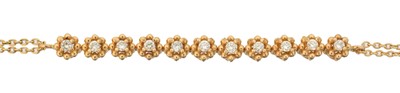 Lot 34 - A diamond bracelet