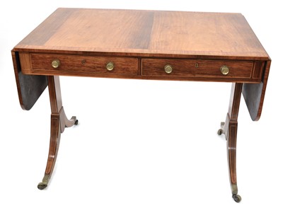 Lot 334 - Early 19th-century sofa table of Regency design