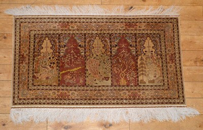 Lot 278 - Persian Children's prayer rug