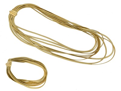 Lot 30 - A suite of 18ct gold 'Cairo' jewellery by Marco Bicego