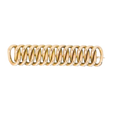 Lot 1 - An early 20th century bar brooch