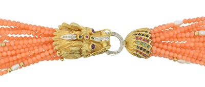 Lot 29 - A vari-gem necklace