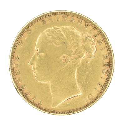 Lot 80 - Queen Victoria, Sovereign, 1872.