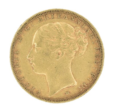 Lot 174 - Queen Victoria, Sovereign, 1887, Melbourne Mint.