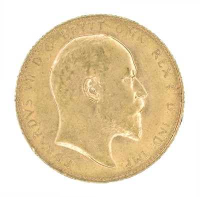 Lot 91 - King Edward VII, Sovereign, 1909.