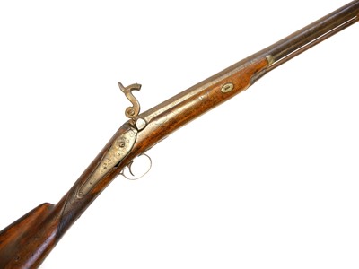 Lot 43 - Percussion shotgun for restoration