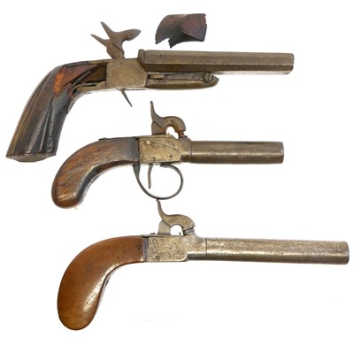 Lot 10 - Three pistols for restoration