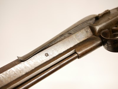 Lot 8 - Percussion pistol by Joseph Bourne