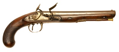 Lot 9 - Flintlock holster pistol by Collis