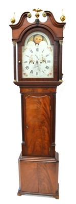 Lot 206 - T. Houghton, Chorley, 8-day longcase clock