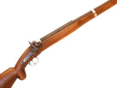 Lot 148 - 5 bore / 1 inch bore percussion wildfowling gun LICENCE REQUIRED