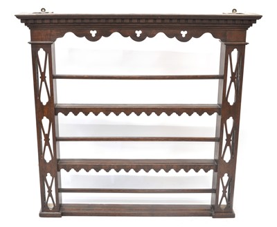 Lot 223 - Mid-19th century delft rack