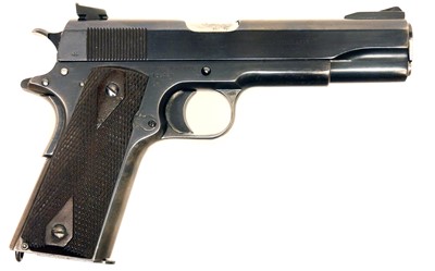 Lot 94 - Colt 1911 RAF Contract .455 semi automatic pistol LICENCE REQUIRED