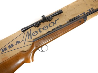 Lot 91 - Boxed BSA Meteor .22 air rifle with telescope