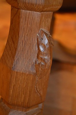 Lot 85 - Mouseman 3ft Refectory Coffe Table
