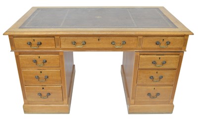 Lot 91 - Twin Pedestal Desk