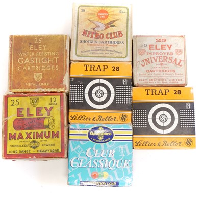 Lot 240 - Boxed vintage shotgun cartridges LICENCE REQUIRED