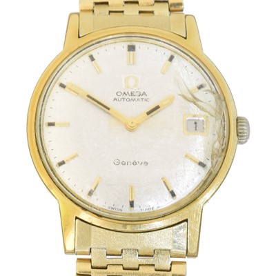 Lot 194 - An Omega Geneve automatic wristwatch