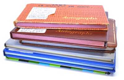 Lot 22 - 6 autograph albums
