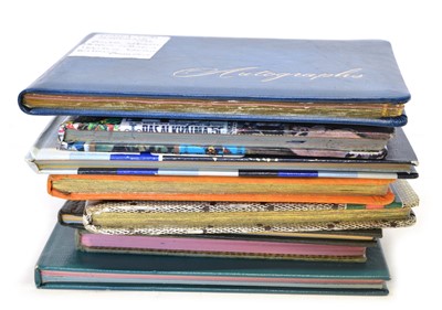 Lot 23 - 8 autograph albums