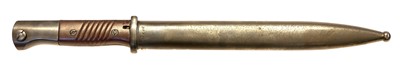 Lot 266 - German WWII S.84/98 bayonet and scabbard
