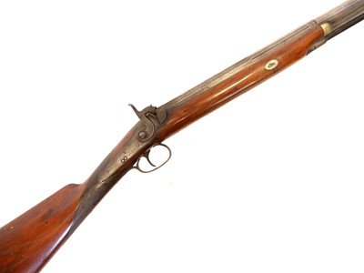 Lot 40 - Percussion single barrel shotgun