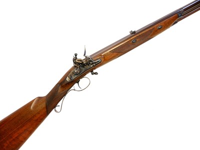Lot 106 - Pedersoli Mortimer .54 flintlock rifle LICENCE REQUIRED