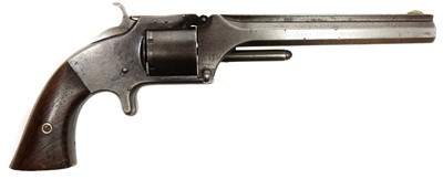 Lot 18 - Smith and Wesson .32 rimfire No.2 Army revolver
