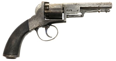 Lot 13 - English percussion revolver