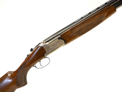 Lot 143 - Lanber 12 bore over and under shotgun LICENCE REQUIRED