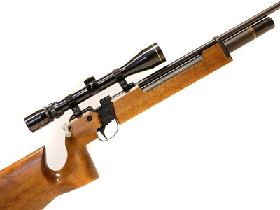 Lot 84 - Air Arms S200 .22 PCP air rifle with adaptor and slip