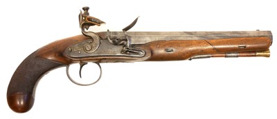 Lot 5 - Flintlock officer's pistol