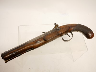 Lot 5 - Flintlock officer's pistol