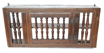Lot 296 - 17th Century Mural Livery Cupboard