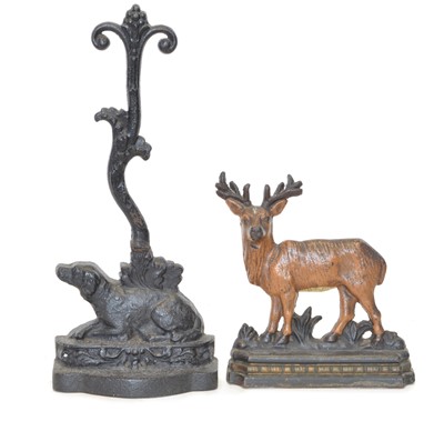Lot 280 - Two Cast Iron Door Stops
