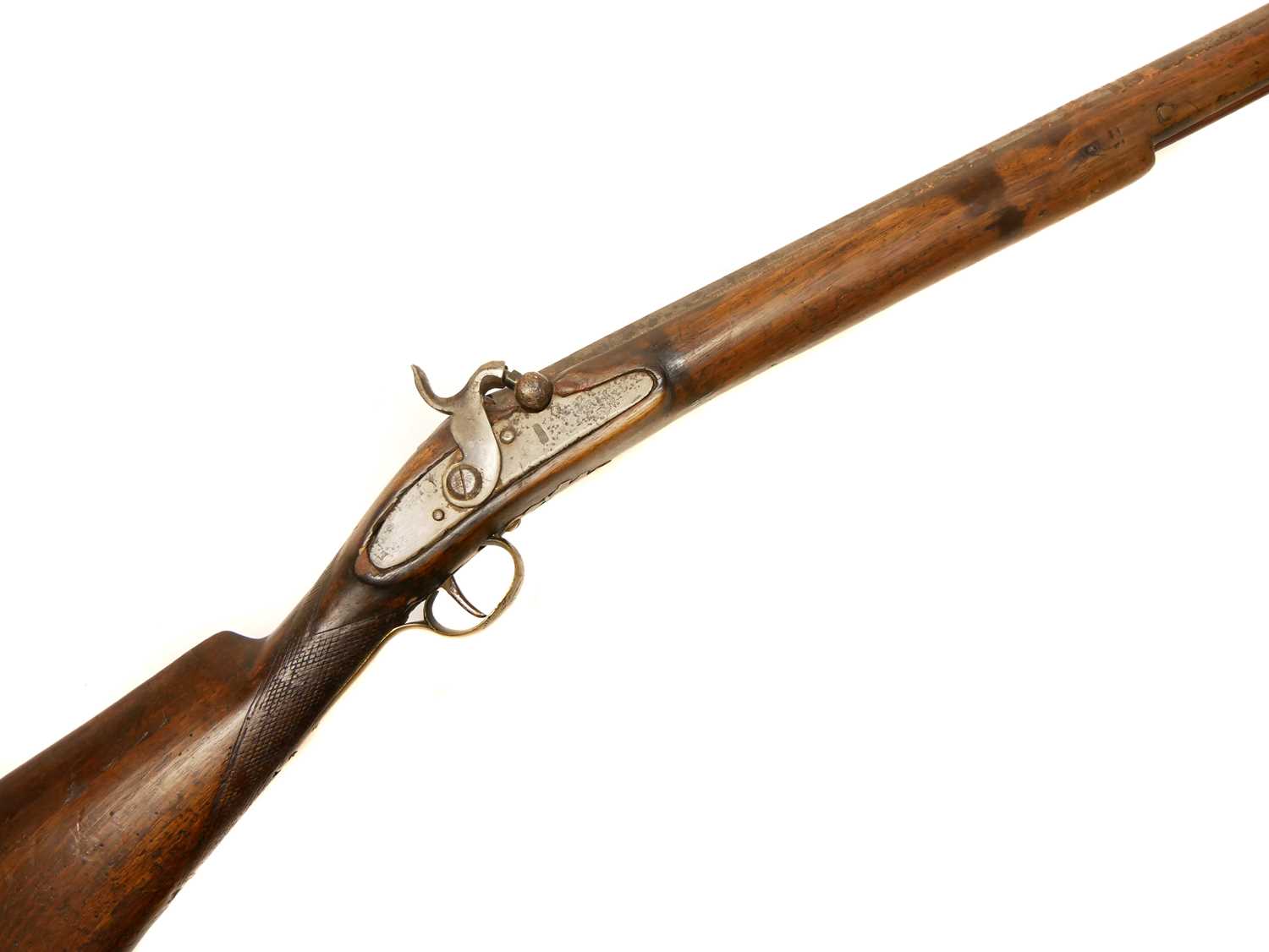Lot 22 - Percussion single barrel shotgun