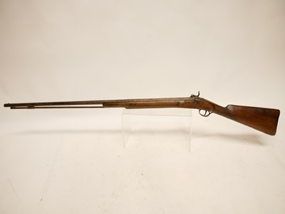 Lot 22 - Percussion single barrel shotgun
