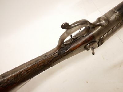 Lot 26 - Conway / Ramsbotham 12 bore pinfire shotgun