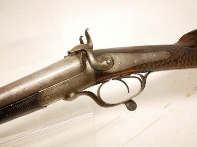 Lot 26 - Conway / Ramsbotham 12 bore pinfire shotgun