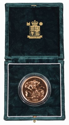 Lot 72 - Queen Elizabeth II, Brilliant Uncirculated Five Pounds, 1992.