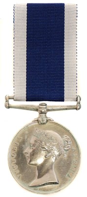 Lot 536 - Royal Navy long service medal