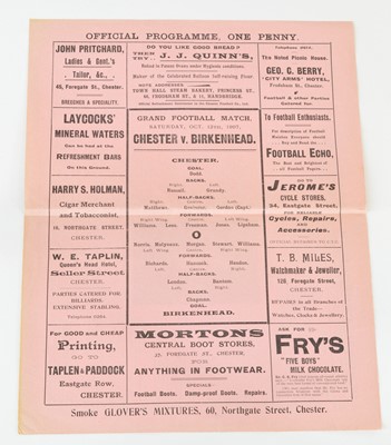 Lot 110 - Chester FC v Birkenhead