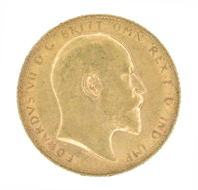 Lot 84 - King Edward VII, Sovereign, 1906.