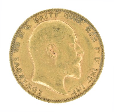 Lot 57 - King Edward VII, Sovereign, 1905.