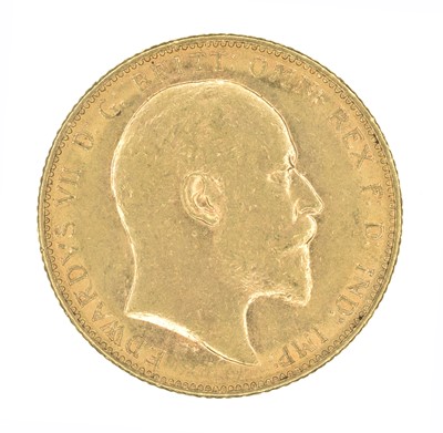 Lot 115 - King Edward VII, Sovereign, 1906, Melbourne Mint.